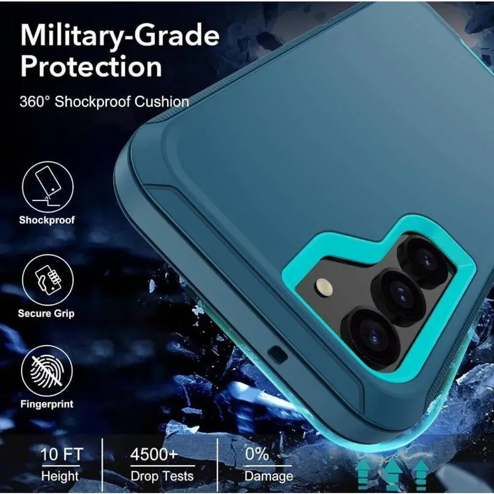 Samung Galaxy S23 Plus Case with Screen Drop Protection Cover Kickstand Belt Cli - Picture 2 of 6